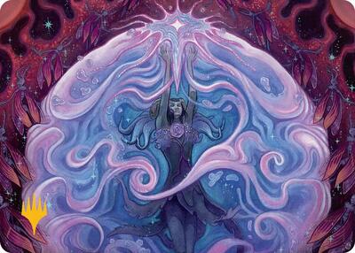 Glen Elendra's Answer Art Card (Gold-Stamped Planeswalker Symbol) card from Art Series: Lorwyn Eclipsed