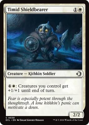 Timid Shieldbearer card from Lorwyn Eclipsed
