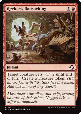 Reckless Ransacking card from Lorwyn Eclipsed