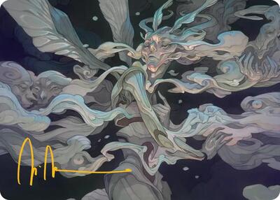 Temporal Cleansing Art Card (Gold-Stamped Signature) card from Art Series: Lorwyn Eclipsed