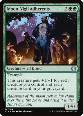 Moon-Vigil Adherents card from Lorwyn Eclipsed