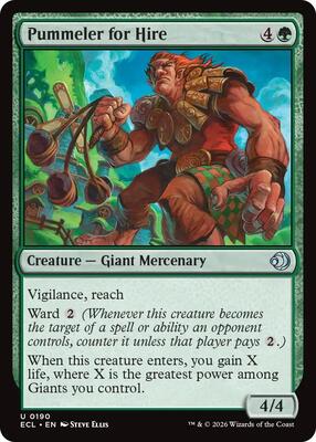 Pummeler for Hire card from Lorwyn Eclipsed