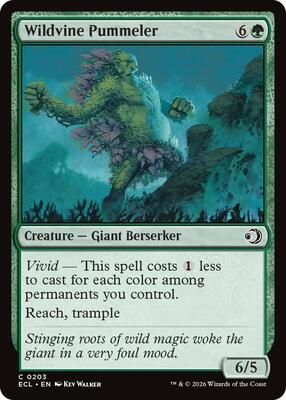 Wildvine Pummeler card from Lorwyn Eclipsed