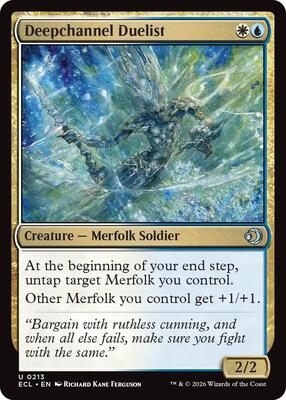 Deepchannel Duelist card from Lorwyn Eclipsed