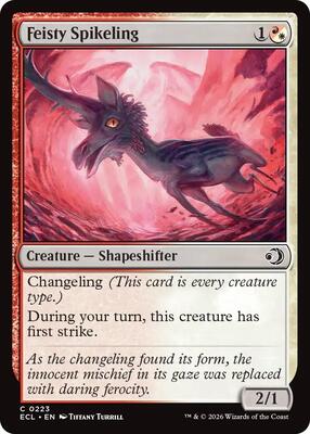 Feisty Spikeling card from Lorwyn Eclipsed