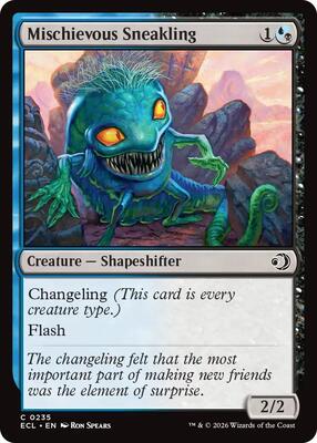 Mischievous Sneakling card from Lorwyn Eclipsed