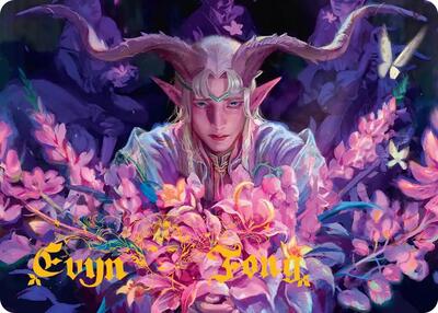 Dawnhand Eulogist Art Card (Gold-Stamped Signature) card from Art Series: Lorwyn Eclipsed