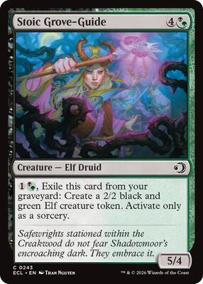 Stoic Grove-Guide card from Lorwyn Eclipsed