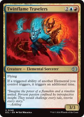 Twinflame Travelers card from Lorwyn Eclipsed