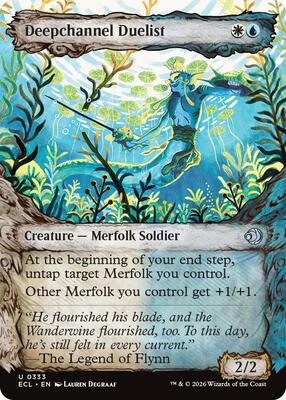 Deepchannel Duelist (Showcase) card from Lorwyn Eclipsed