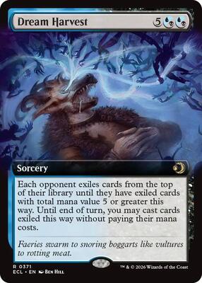 Dream Harvest (Extended Art) card from Lorwyn Eclipsed