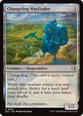 Changeling Wayfinder card from Lorwyn Eclipsed