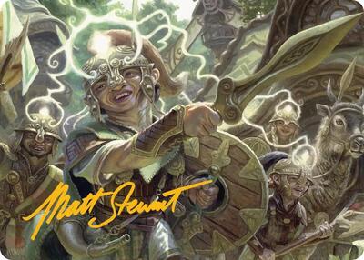 Thoughtweft Lieutenant Art Card (Gold-Stamped Signature) card from Art Series: Lorwyn Eclipsed