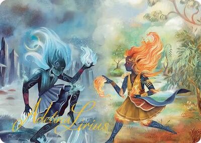 Ashling's Command Art Card (Gold-Stamped Signature) card from Art Series: Lorwyn Eclipsed