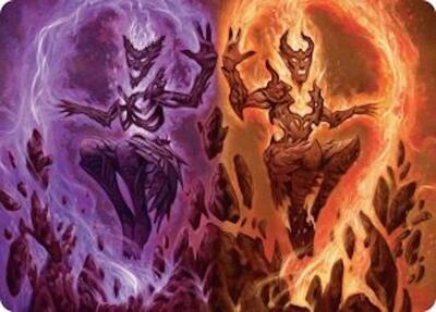 Fire Covenant Art Card card from Art Series: Lorwyn Eclipsed