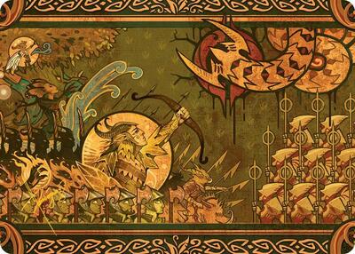 Chronicle of Victory Art Card (Gold-Stamped Signature) card from Art Series: Lorwyn Eclipsed