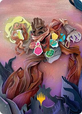 Painter's Servant Art Card (Gold-Stamped Planeswalker Symbol) card from Art Series: Lorwyn Eclipsed