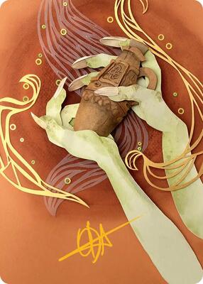 Thousand-Year Elixir Art Card (Gold-Stamped Signature) card from Art Series: Lorwyn Eclipsed