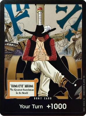 DON!! Card (Dracule Mihawk) card from The Azure Sea's Seven