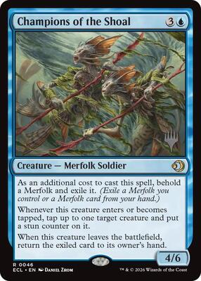 Champions of the Shoal card from Promo Pack: Lorwyn Eclipsed
