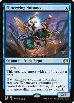 Flitterwing Nuisance card from Promo Pack: Lorwyn Eclipsed