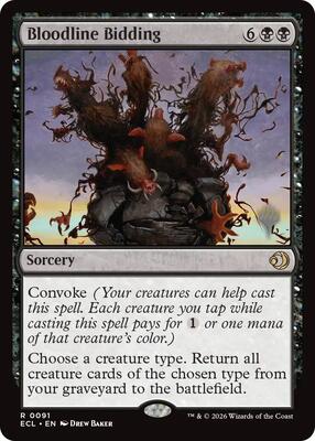 Bloodline Bidding card from Promo Pack: Lorwyn Eclipsed