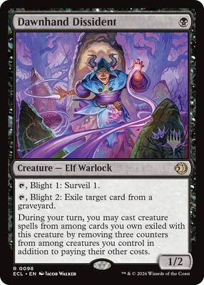 Dawnhand Dissident card from Promo Pack: Lorwyn Eclipsed