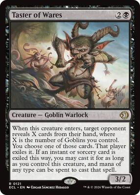 Taster of Wares card from Promo Pack: Lorwyn Eclipsed