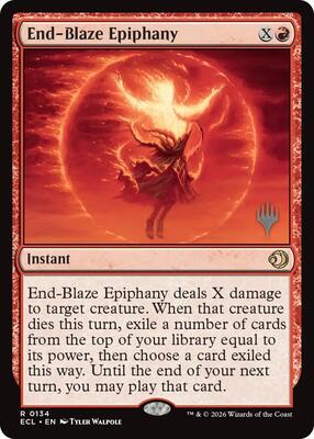 End-Blaze Epiphany card from Promo Pack: Lorwyn Eclipsed