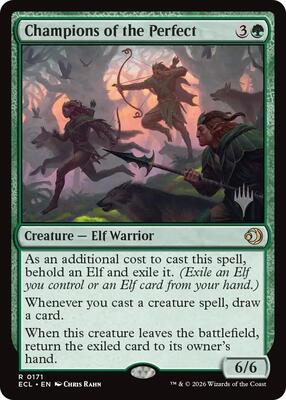 Champions of the Perfect card from Promo Pack: Lorwyn Eclipsed