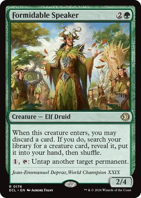 Formidable Speaker card from Promo Pack: Lorwyn Eclipsed