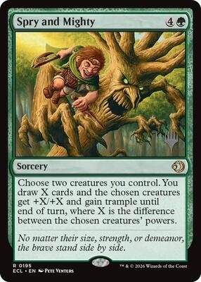 Spry and Mighty card from Promo Pack: Lorwyn Eclipsed