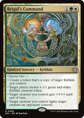 Brigid's Command card from Promo Pack: Lorwyn Eclipsed