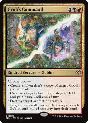 Grub's Command card from Promo Pack: Lorwyn Eclipsed