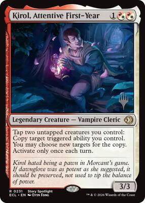 Kirol, Attentive First-Year card from Promo Pack: Lorwyn Eclipsed