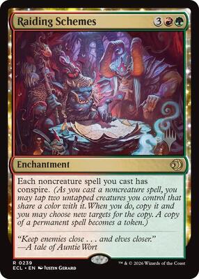 Raiding Schemes card from Promo Pack: Lorwyn Eclipsed