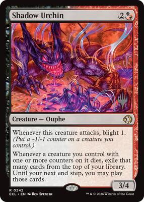 Shadow Urchin card from Promo Pack: Lorwyn Eclipsed