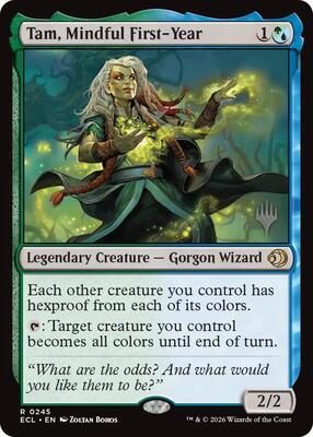 Tam, Mindful First-Year card from Promo Pack: Lorwyn Eclipsed