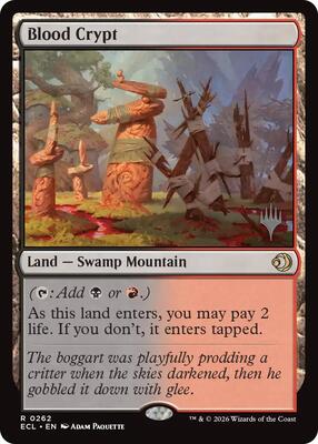 Blood Crypt card from Promo Pack: Lorwyn Eclipsed