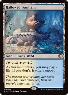 Hallowed Fountain card from Promo Pack: Lorwyn Eclipsed