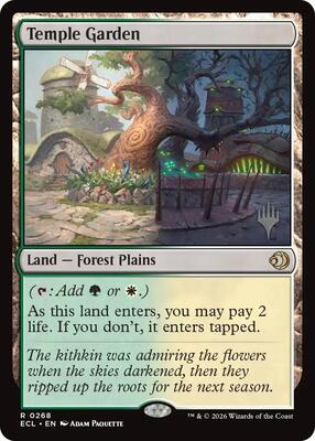 Temple Garden card from Promo Pack: Lorwyn Eclipsed