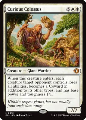 Curious Colossus card from Promo Pack: Lorwyn Eclipsed