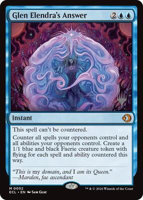 Glen Elendra's Answer card from Promo Pack: Lorwyn Eclipsed