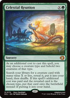 Celestial Reunion card from Promo Pack: Lorwyn Eclipsed