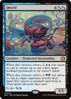 Deceit card from Promo Pack: Lorwyn Eclipsed
