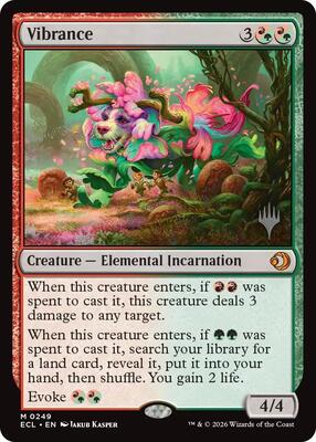 Vibrance card from Promo Pack: Lorwyn Eclipsed