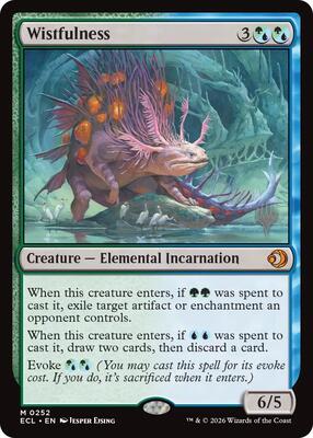 Wistfulness card from Promo Pack: Lorwyn Eclipsed