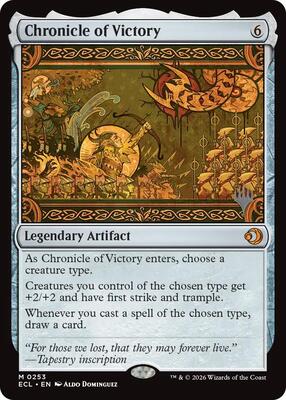 Chronicle of Victory card from Promo Pack: Lorwyn Eclipsed