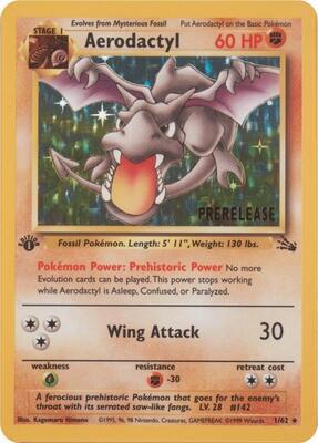 Aerodactyl (01/62) (DUPLICATE) card from Miscellaneous Cards & Products
