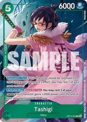 Tashigi (Dash Pack) card from The Azure Sea's Seven